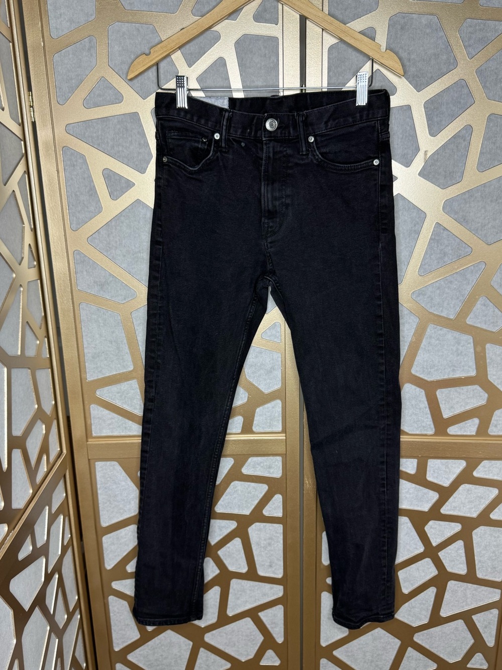 Slim Coupe Étroite Black Skinny Jeans – Women’s Size 29 x 32– Stretch Denim - Picture 2 of 10